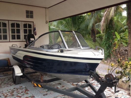 เรือ Kimple400+เครื่อง Mercury 40HP 2stroke ราคา210000บาท เรืออยู่สมุทรสงคราม ต.แม่กลอง โทรคุณเบียร์ 0892550085