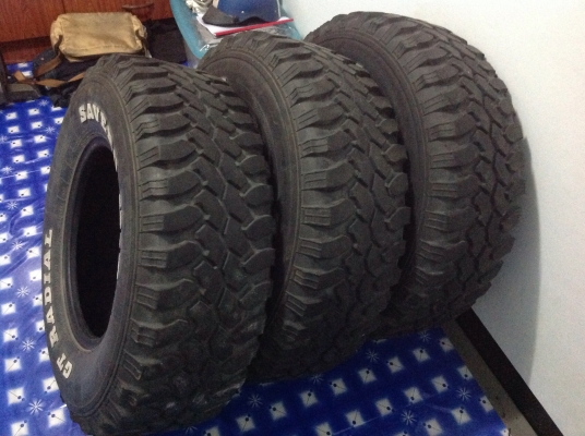 ยาง 4x4 SAVERO M/T ขนาด 265/75R 16 สภาพใหม่ ยาง 4x4 SAVERO M/T ขนาด 265/75R 16 สภาพใหม่