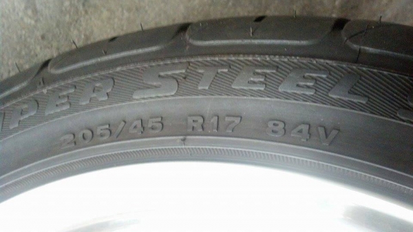 แม็ก 17 กว้าง 7 ออฟ 42 พร้อมยาง 8500