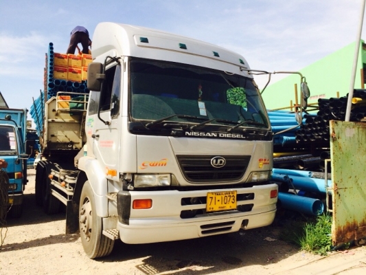 ขายรถหัวลาก นิสสัน ยูดี350 รถห้างแท้ พร้อมหาง3เพลาสามมิตร