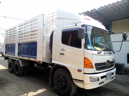 10 ล้อ 1 เพลา  *Euro.2*  HINO  MEGA  FL1J  220 แรงม้า  * รถสวยเดิม+สวยจริง  *รถห้างแท้* เอกสารพร้อมโอน
