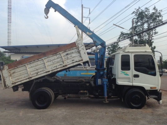 ขายISUZU DEDA(ดั๊ม+เครน) ปี53 เครื่อง195แรง เครน 3ตัน ระบบเบรคจิ๊ฟฟี่ พวงมาลัยพาว์เวอร์ เครื่องดี ขับดี ครัทซีสวยมาก ขาย 880,000 บาท