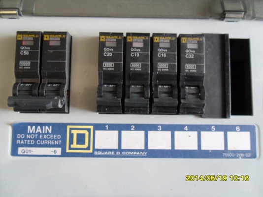 ขายตู้โหลด Square D พร้อม Breaker Square D