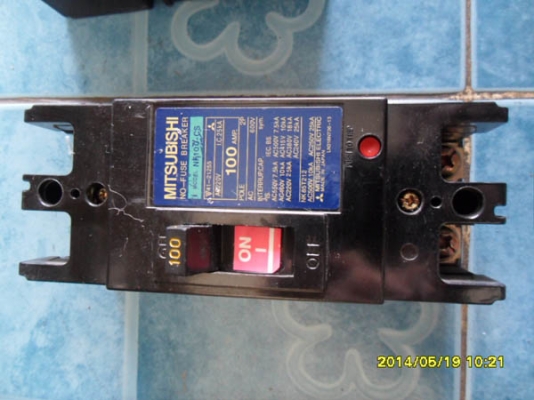 เมนเบรกเกอร์ Mitsubishi 100A singal phase