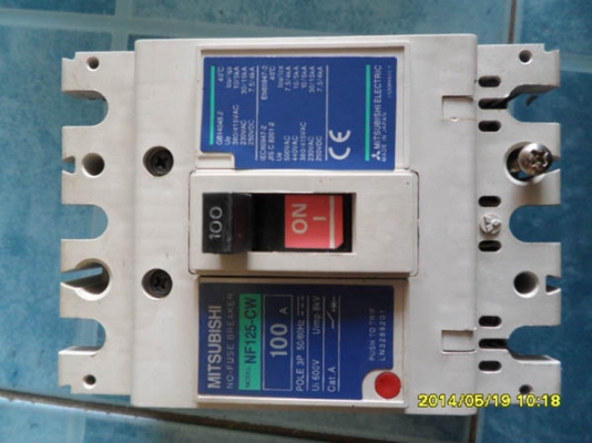 เมนเบรกเกอร์ Mitsubishi 100A 3HP