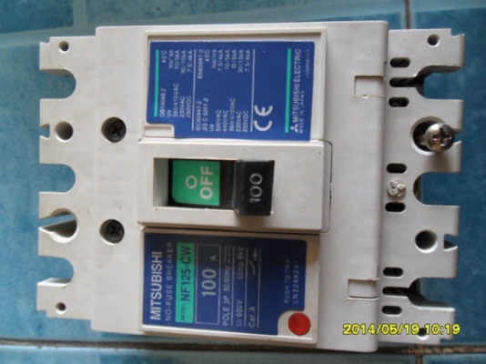 เมนเบรกเกอร์ Mitsubishi 100A 3HP