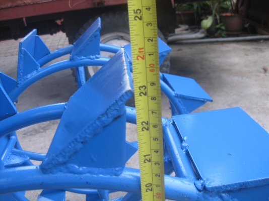 ล้อเหล็กรถพรวนดินเดินตาม