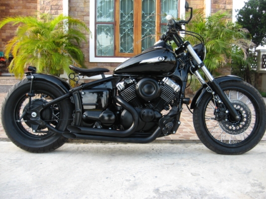 yamaha dragstar 400 แต่งแนว BOBBER