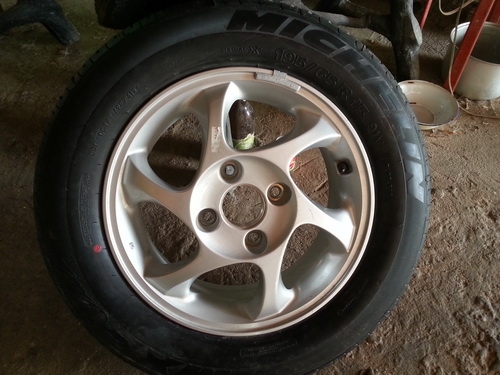 ยางอะไหล่Michelinพร้อมMax มีวงเดียวซื้อมาเป็นยางอะไหล่