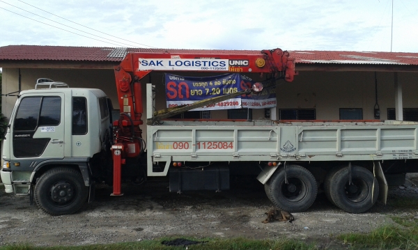 รถบรรทุกคิดเครน(เฮี้ยบ) รับจ้างและให้เช่า