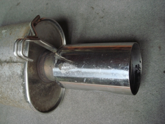 ขายหม้อพักท่อไอเสียของ JASMA ปลายสแตนเลสเก่าญี่ปุ่นและหม้อพักสแตนเลสเข้า2ออก2ครับ