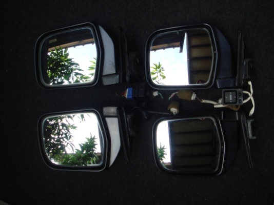 ขายกระจกมองข้างไฟฟ้าโครเมี่ยมพร้อมสวิทช์ของเซิฟ(surf)สภาพสวยๆใส่ไม้ตี้ครับ เก่าญี่ปุ่น