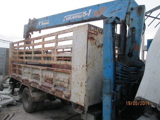 HINO-FB4J-เครื่องJO5C.ปะกอบ.ทานาโด้ท้องV3.7ตัน5ปลอก4ชัก.อุบัติเหตุระหว่างการทำงาน.ขายตามสภาพครับ-