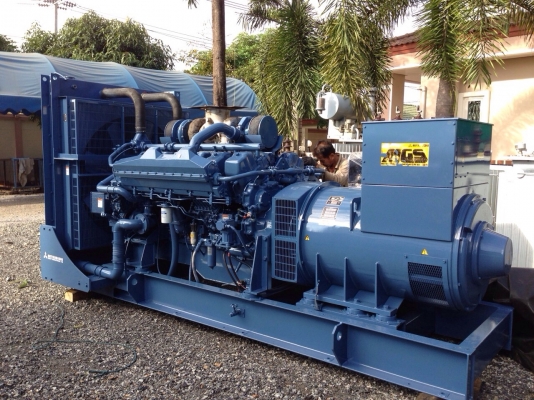 เครื่องปั่นไฟ มิตซูบิชิ S12A  1000KVA