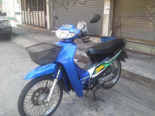 Wave 100 ปี 47 สีน้ำเงิน ดำ รถสวย ชุดสีสด เครื่องเดิม แน่น มีเล่ม เอกสารครบ