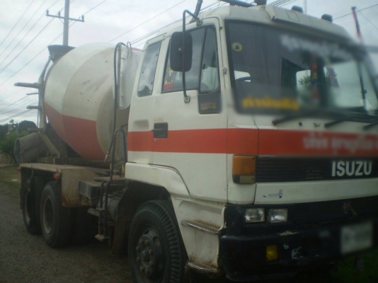ขายรถโม่ปูน ISUZU JALCXZ70JS เครื่อง 8PD1-275 แรง ปี 45 ทะเบียนพร้อม