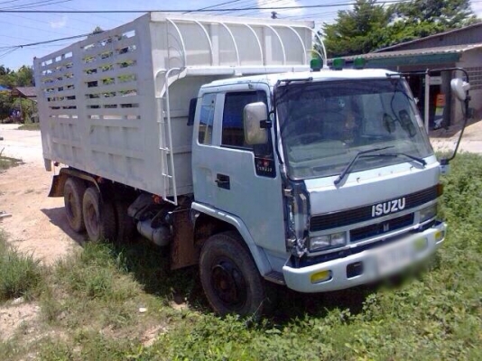 ขายรถบรรทุกสิบล้อดัมพ์ ISUZU - 23 เครื่อง 6BD1 - 160 แรง กระบะดัมพ์