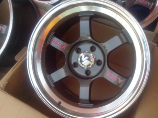 TE37V ขอบ18 5ู114 หน้า8 หลัง9 et20ทั้งสี่วง ของใหม่ งานของART ราคาเบาๆ11900 สนจัยดูของได้ที่ คลอง2 คลองหลวง 0898128457 ไอดี chaichaimax ราคานี้พร้อมส่งทั่วไทย ซ.บงกช11https://www.facebook.com/profile.php?id=100006231031308