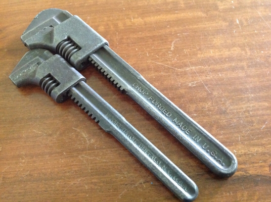 ขายประแจโบราณ 9", 11" แพคคู่