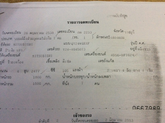 ขายMITSU PAJERO (โฉมโชกุน 3ประตู) ปี95แท้ เครื่อง 2500 โบอินเตอร์ รถสวยพร้อมใช้งาน ขาย 500,000 บาท