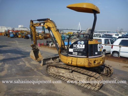 รถขุด CAT 303CR S/N 006XX รถนอก สภาพดี บจก.สหสินอีควิปเม้นท์ โทร.081-5851880, 02-5168100-1 www.sahasinequipment.com