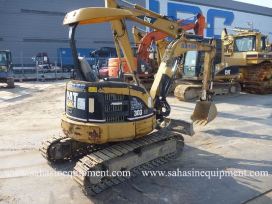 รถขุด CAT 303CR S/N 006XX รถนอก สภาพดี บจก.สหสินอีควิปเม้นท์ โทร.081-5851880, 02-5168100-1 www.sahasinequipment.com