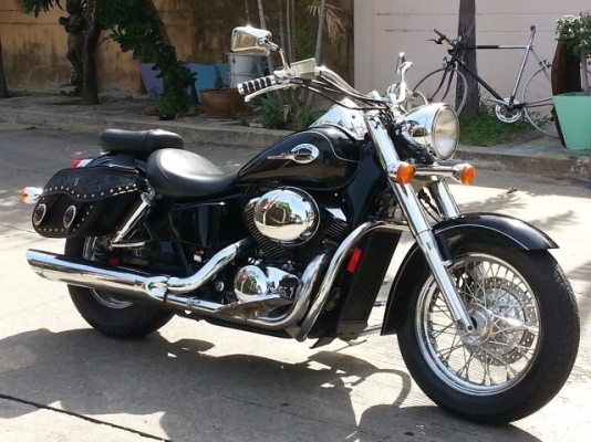 วุฒินนบุรี ขายฮอนด้า ชาโด้400cc. ปี2000สภาพสวยกริ๊บหน้าเครื่องสวยโครมเมี่ยมสวยเสียสรรพสารมิตรแล้วคับ