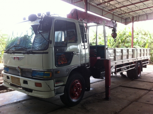 ขายรถ 6 ล้อ ติดเครน ยูนิก 5 ตัน 3 ชัก 4 ปลอก HINO 3H พร้อมใช้ ราคา950000 สนใจโทร