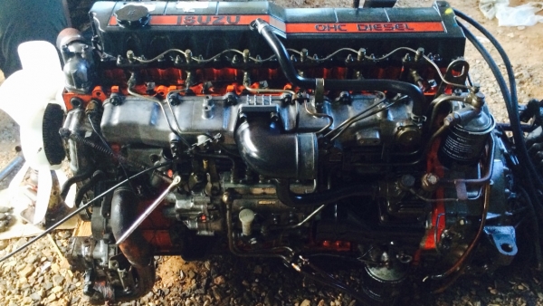 ขายเครื่องISUZU  6HE-1 พร้อมเกียร์ ร้อกกี้ 6เกียร์ ราคาถูก