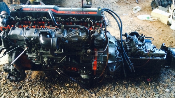 ขายเครื่องISUZU  6HE-1 พร้อมเกียร์ ร้อกกี้ 6เกียร์ ราคาถูก