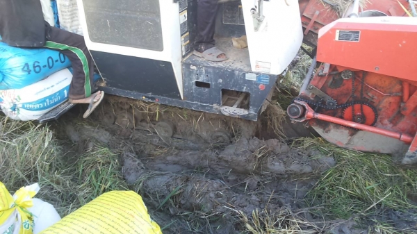 **275,000 บ.ต่อรอง**คันที่2!!! ขายรถเกี่ยวแบบรองกระสอบ KUBOTA DC60 เครื่องเดิมปั้มเดิม 60แรง แน่นดีแรง ปากเกี่ยวสภาพดี ชั่วโมงทำงาน3,1xx ชม. ช่องระบายข้าว2ช่อง ช่วงล่าง70-80\% ทำงานดีคล่องตัวเลี้ยวง่าย รถใช้งานอยู่ปกติ สีสันดี ซื้อไปทำงานได้เลย พร้อมใช้พร้