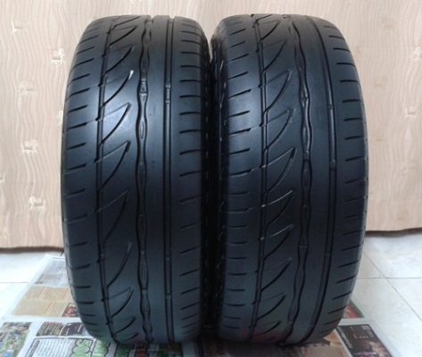 ยางซิ่ง,195-55-15 Bridgestone RE002 ดอกหนาคู่ละ 2,400