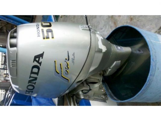 เครื่องเรือ ฮอนด้า 50แรงม้า 4จังหวะ มีทริม สตาร์ทไฟฟ้า