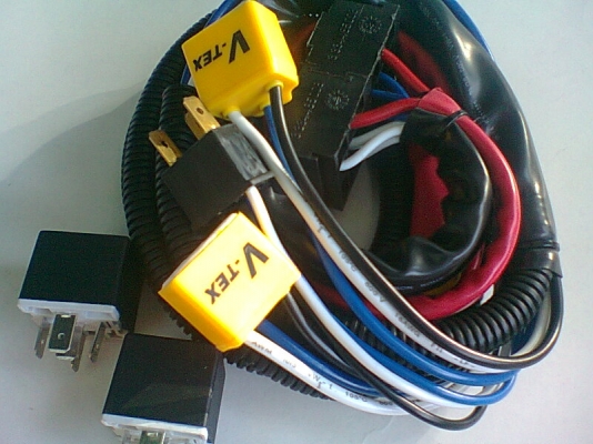 ชุดรีเลย์เพิ่มไฟหน้ารถยนต์