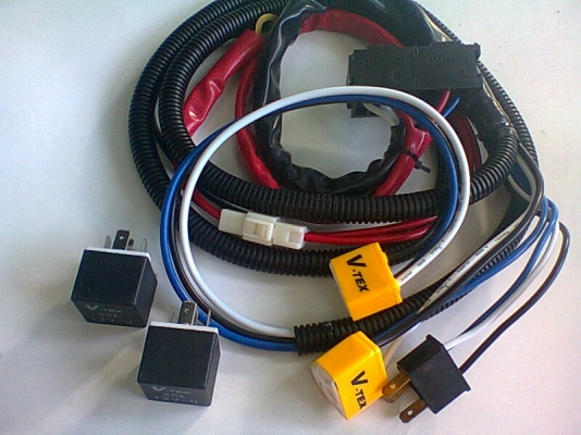 ชุดรีเลย์เพิ่มไฟหน้ารถยนต์