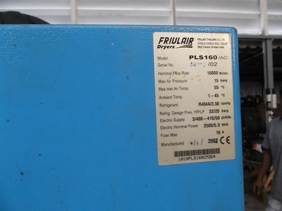 ขายถูก air dryer FRUILAIR 100-150 hp