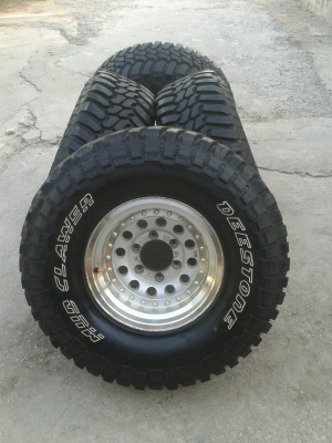 ขาย ยาง Mud33พร้อมล้อหยดน้ำJAPAN ขาย ยาง Mud33พร้อมล้อหยดน้ำJAPAN