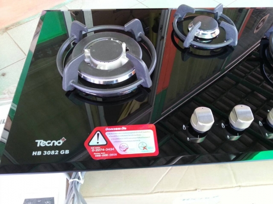 ขายเตาฝังแก๊สยี่ห้อTECNOPLUSแบบ3หัวเตาฐานเตาเป็นกระจกนิรภัยทนความร้อนสูงหรูสวยงามมากๆขายกันราคาไม่แพงครับ