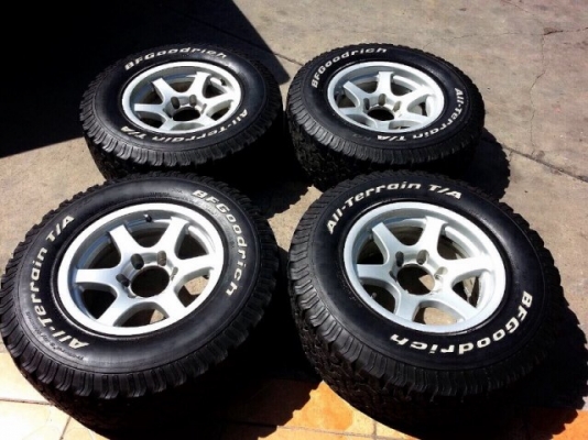 ขายล้อนอก พร้อมยาง  BF 265 x 70 x 16