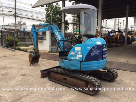 รถขุด HITACHI รุ่น EX33U S/N BNP001XX นำเข้า บจก.สหสินอีควิปเม้นท์ โทร.081-5851880, 02-5168100-1 www.sahasinequipment.com