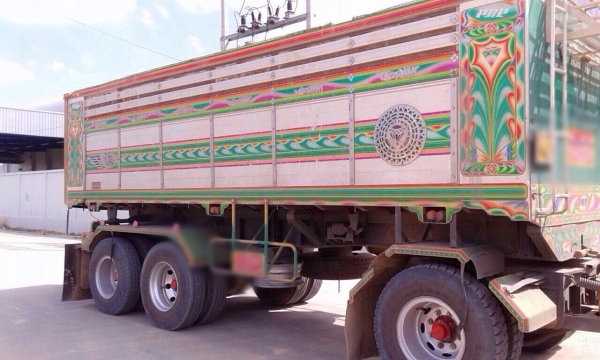 ขายดาว์รถพ่วง ISUZU DECA 360 แรง ปี 54 ดัมพ์มิเนียมแม่ลูก แม่ 6.20 เมตร ลูก 6.80 เมตร