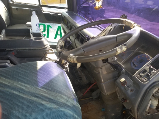 ขายรถ HINO FM2K วางเครื่องK13D 2เพลา ดั้ม  แม่+ลูก ติดก๊าซNGV 8ถัง