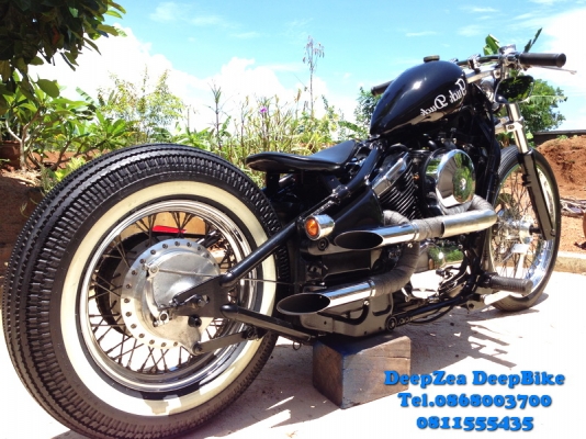 ขาย Kawasaki Vulcan 400 แต่ง Old School เอกสาร อินวอย สรรพสามิตแท้