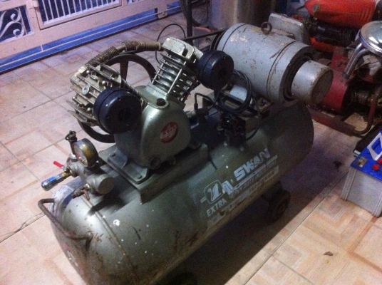 ปั๊มลมSWAN มอเตอร์มิตซู 2 แรง ไฟ 220 โวล์