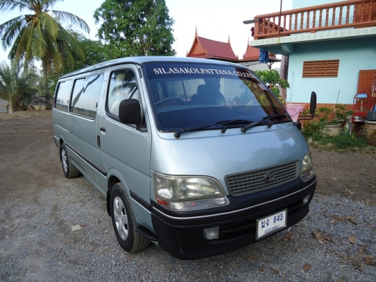 รถตู้  Toyota  hiace  เครื่อง 2 J vvti   แก๊ส lpg หัวฉีด ขับดี ประหยัด