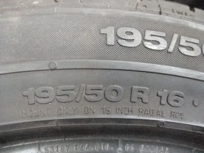 ยาง Continental 195/50/16 ปี 12