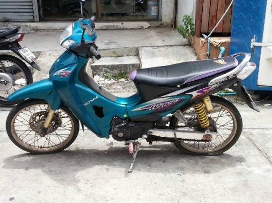 สตาร์ทมือ wave125s digital สีเขียวดำ กท273 เครื่องดี ปี 46