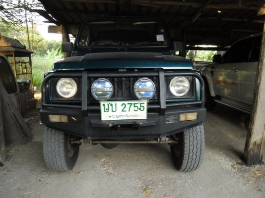 ขาย sportty ปี1996 ยกสูงเทินเพลาแล้ว สีเขียว ขาย sportty ปี1996 ยกสูงเทินเพลาแล้ว สีเขียว