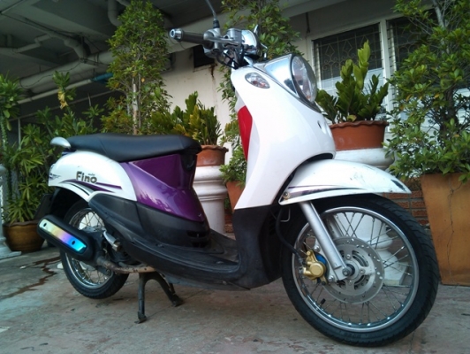 Fino ปี51 ขาวชมพู ทะเบียน กท 148 เดิมๆ  เครื่องดี
