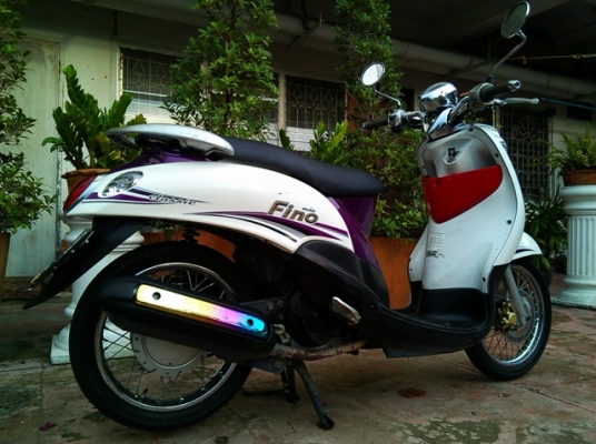 Fino ปี51 ขาวชมพู ทะเบียน กท 148 เดิมๆ  เครื่องดี